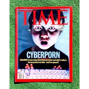 Time Magazine July 3, 1995 Cyberporn A Study+Bosnia+Apollo13+Cleveland MLB GUC